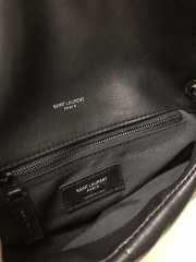 YSL Loulou Puffer Handbag 29cm Black - 5