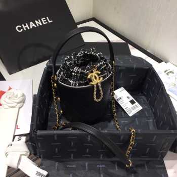 Chanel Small Drawstring Bag Calfskin