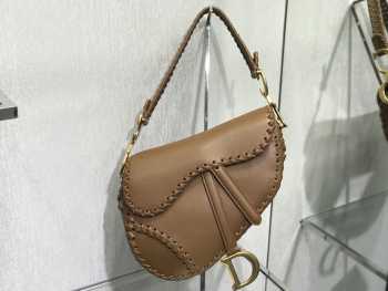 Dior Saddle Bag Brown 25cm 001