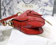 Dior Saddle Bag Red 25cm 004 - 5