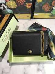 Gucci Marmont Leather mini chanin bag - 3