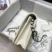 Chanel WOC Bag white 19cm  - 5