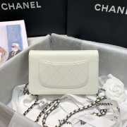 Chanel WOC Bag white 19cm  - 4