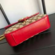 Gucci Marmont Matelasse Mini Bag 22cm Red - 6