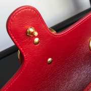 Gucci Marmont Matelasse Mini Bag 22cm Red - 3