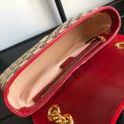 Gucci Marmont Matelasse Mini Bag 26cm Red - 5