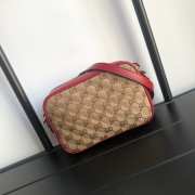 Gucci Red GG Marmont Mini Bag 18cm - 3