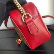 Gucci Red GG Marmont Mini Bag 18cm - 5