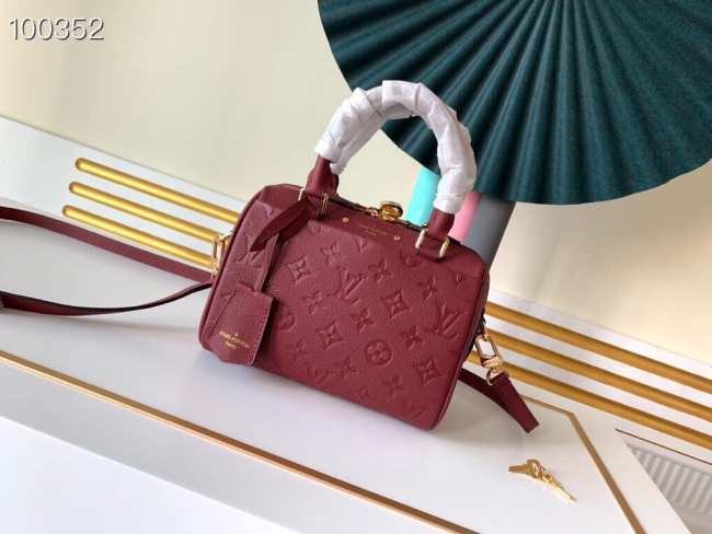 LV Speedy Bandoulière 20 Monogram Empreinte Leather 001 - 1