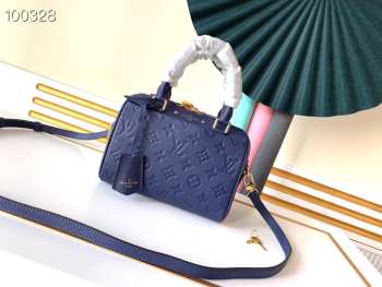 LV Speedy Bandoulière 20 Monogram Empreinte Leather 006