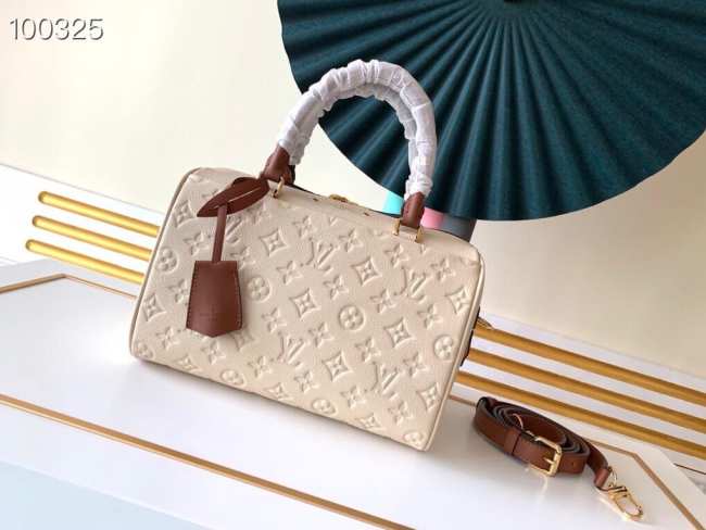 LV Speedy Bandoulière 25 Monogram Empreinte Leather 009 - 1