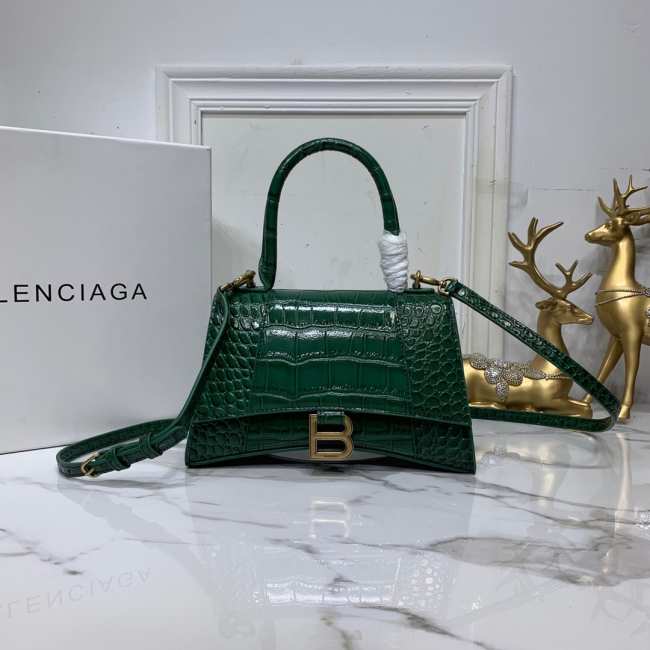 Balenciaga Hourglass Bag 24cm Green - 1