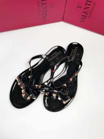 Valentino Slipper Black