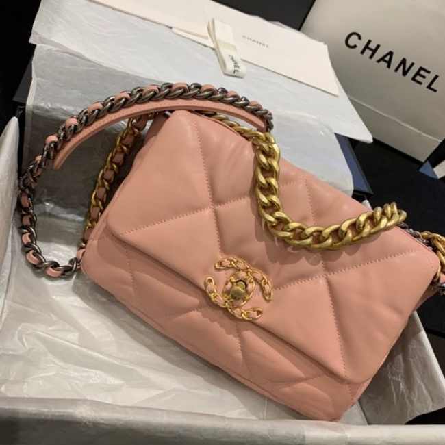 Chanel 19 Shoulder Bag 26cm Pink AS1161 - 1