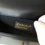 Chanel Leboy Handbag Black 25cm - 4