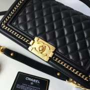 Chanel Leboy Handbag Black 25cm - 6