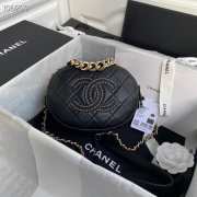 Chanel Camera Case Lambskin Bag Black - 1