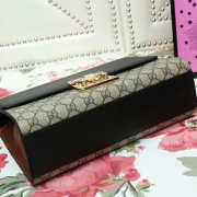 Gucci Padlock Medium GG Shoulder Bag Black 30cm - 4