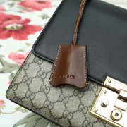 Gucci Padlock Medium GG Shoulder Bag Black 30cm - 2