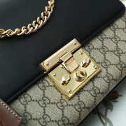 Gucci Padlock Medium GG Shoulder Bag Black 30cm - 3