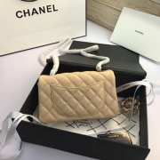 Chanel Flap bag caviar 20cm Silver - 5