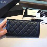 Chanel LeBoy Wallet Caviar Black19CM  - 6