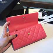 Chanel LeBoy Wallet Caviar Rose Pink 19CM - 4