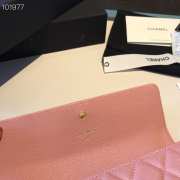 Chanel LeBoy Wallet Caviar Pink 19CM - 5