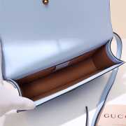 Gucci Marmont Shoulder Bag 432680 Blue 25cm - 3