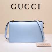 Gucci Marmont Shoulder Bag 432680 Blue 25cm - 4