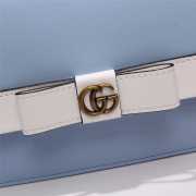 Gucci Marmont Shoulder Bag 432680 Blue 25cm - 5