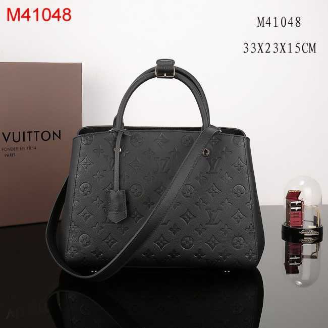 Louis Vuitton Montaigne Medium Bag with Black M41046 - 1