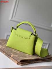 Louis Vuitton Capucine Mini Light Green M55985 21CM - 4