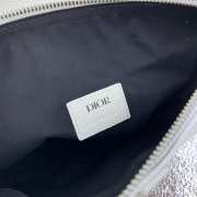 Dior Saddle Crossbody Bag White 20cm - 5