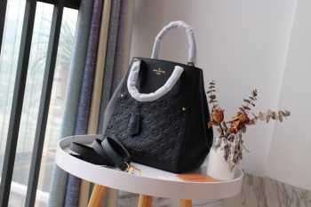 Louis Vuitton Fold Tote MM Monogram in Black