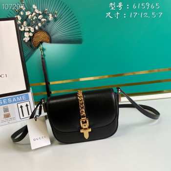 Gucci Sylvie 1969 mini shoulder bag Black