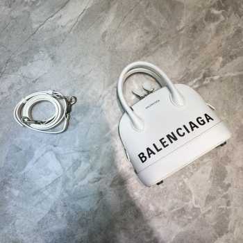 Balenciaga Ville small graffiti logo bag