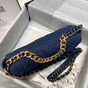 Chanel 19 Demin Bag 26cm Dark Blue - 4