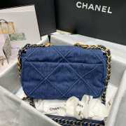 Chanel 19 Demin Bag 26cm Dark Blue - 5