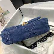 Chanel 19 Demin Bag 26cm Dark Blue - 3