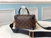 LV Petite Malle Souple Bag M45531 Black 20cm - 4