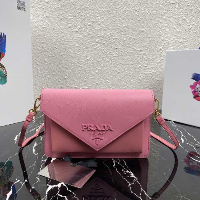 Prada 1BP020 Saffiano Chain Bag 001 - 1