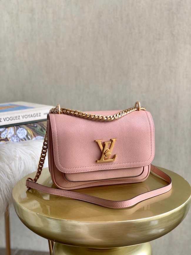 Louis Vuitton Lock Me Shoulder Bag Pink  - 1