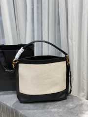 YSL TAG hobo bag in canvas and leather - 3