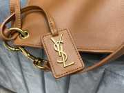 YSL TAG hobo bag in canvas and leather 001 - 5