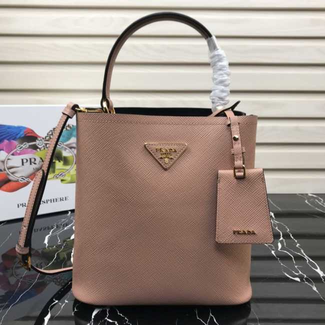 Prada Double Saffiano Bucket Bag 1BA212 - 1