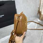 YSL Lou Camera Bag Brown 23cm - 2