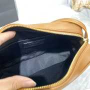 YSL Lou Camera Bag Brown 23cm - 5