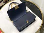 Chanel Leboy Bag Navy Blue 25CM - 3