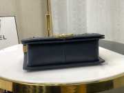 Chanel Leboy Bag Navy Blue 25CM - 4